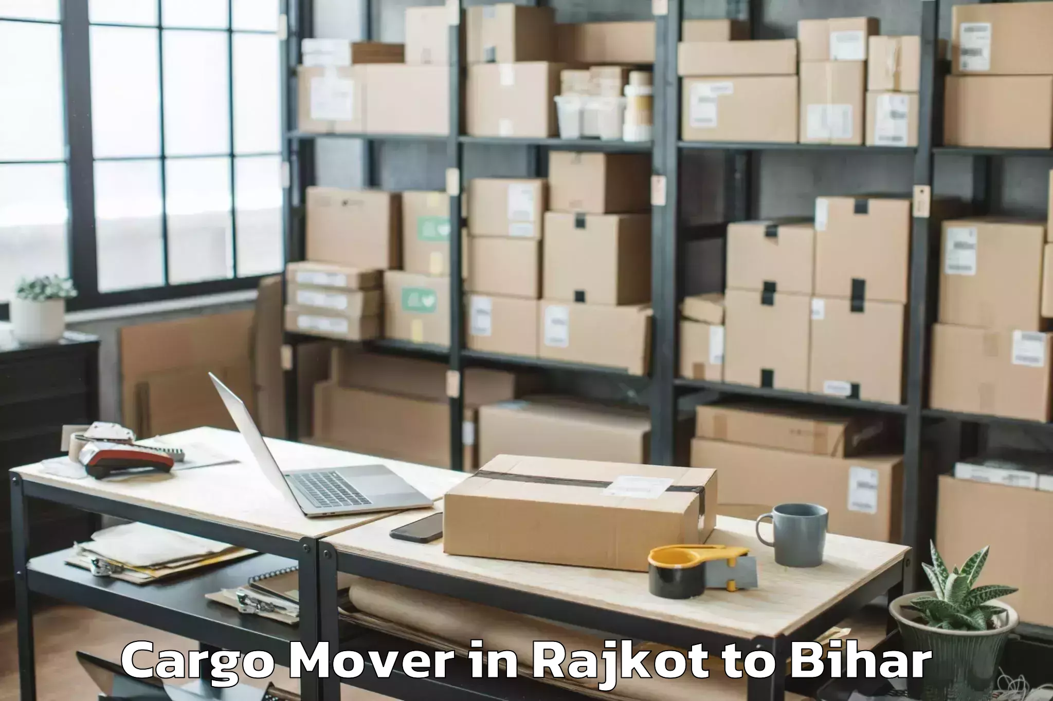 Hassle-Free Rajkot to Bhargama Cargo Mover